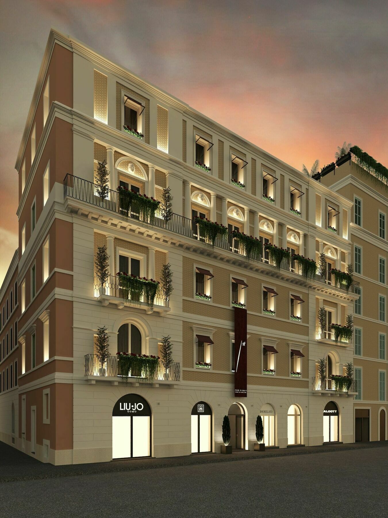 The First Dolce - Preferred Hotels & Resorts Рим Екстер'єр фото